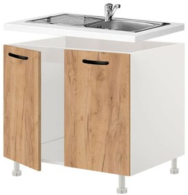 Floor cabinet Sink Emma 90 cm Μελί