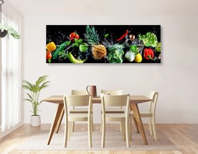 Εικόνα βιολογικών φρούτων και λαχανικών