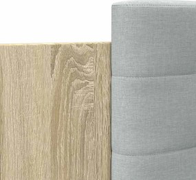 vidaXL Κρεβάτι με Κεφαλάρι Sonoma Δρυς 80 x 200 cm Επεξεργασμένο Ξύλο