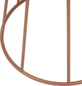 Βοηθητικό Τραπεζάκι (Φ38x42) A-S Latte Terracotta 213065B