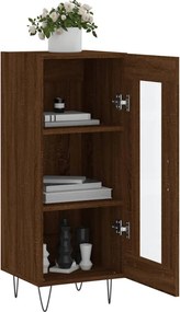 vidaXL Ντουλάπι Καφέ Δρυς 34,5 x 34 x 90 εκ. Επεξεργασμένο Ξύλο