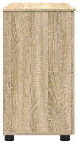 vidaXL Ντουλάπι Μπάνιου με συρτάρι Sonoma Δρυς 76,5 x 35 x 64 εκ