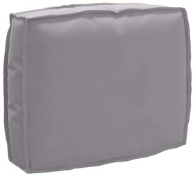 vidaXL Μαξιλάρι Γκρι 50 x 40 x 12 cm Ύφασμα Όξφορντ