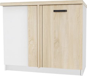 Anita Κάτω Γωνιακό Ντουλάπι Σονόμα 100x60x82cm.