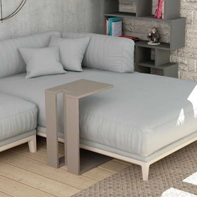Βοηθητικό τραπέζι Muju pakoworld σε μόκα απόχρωση 40x30x57εκ