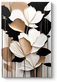 Πίνακας σε καμβά "Abstract Flower" Megapap ψηφιακής εκτύπωσης 70x100x3εκ.-GP033-0182