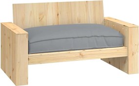 vidaXL Μαξιλάρι Γκρι 120 x 80 x 12 cm Ύφασμα Όξφορντ