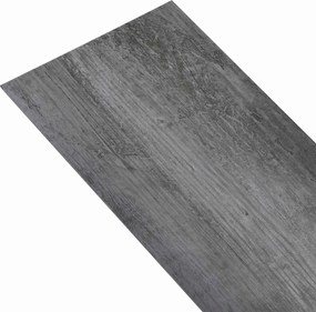 vidaXL Πλάκες Δαπέδου 18 pcs Γκρι 5,26 τ.μ. PVC