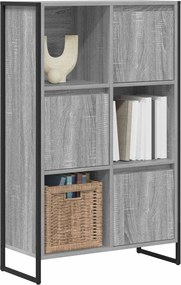 VidaXL Βιβλιοθήκη Γκρι Sonoma 68 x 30 x 108 cm Επεξεργασμένο Ξύλο