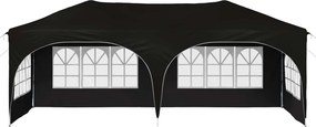 vidaXL Αυτοσχέδιο Μόρφωση 574 x 289 x 245 cm Μαύρο Ύφασμα Όξφορντ