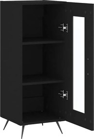 vidaXL Ντουλάπι Μαύρο 34,5 x 34 x 90 εκ. από Επεξεργασμένο Ξύλο