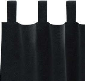 vidaXL Κουρτίνες συσκότισης 2 pcs Μαύρο 140 x 175 cm Βελούδο