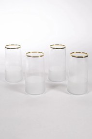 Glass Set (4 Pieces) Nsh 520 Gold
Transparent