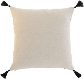 Μαξιλάρι Home ESPRIT Μαύρο Boho Παλάμη 45 x 5 x 45 cm