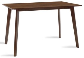 Τραπέζι Benson pakoworld MDF με καπλαμά  χρώμα καρυδί 120x75x75εκ Model: 097-000003