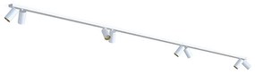 Φωτιστικό Οροφής - Σποτ Mono 7696 8xGU10 10W 2X200 White-Gold Nowodvorski Metal, Plastic
