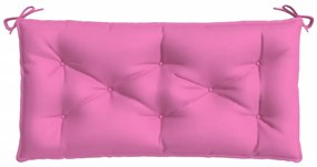 Μαξιλάρι Πάγκου Κήπου Ροζ 100x50x7 εκ. Ύφασμα Oxford - Ροζ