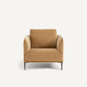 Πολυθρόνα από λινό βελούδο, OSCAR