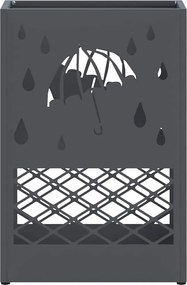 vidaXL Σχέδιο &amp; βάση αποθήκευσης Ανθρακί 28 x 12 x 41 εκ Ατσάλι