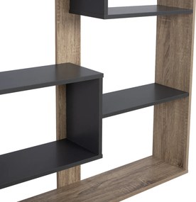 ΒΙΒΛΙΟΘΗΚΗ MARCELINE HM8772.02 100Χ21Χ124,5 ΓΚΡΙ
