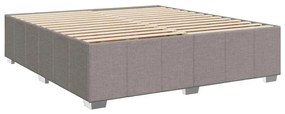 ΚΡΕΒΑΤΙ BOXSPRING ΜΕ ΣΤΡΩΜΑ TAUPE 200X200 ΕΚ. ΥΦΑΣΜΑΤΙΝΟ 3289472