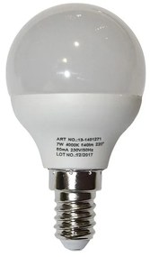 Adeleq Led Λάμπα Σφαιρικό Ε14 7W 230V Λευκό 4000Κ 13-141271