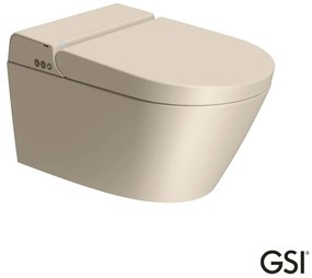 GSI Pura 59 Swirlflush Λεκάνη Κρεμαστή με Ενσωματωμένο Ηλεκτρονικό Κάλυμμα Μπιντέ Creta