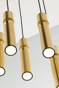 Κρεμαστό Φωτιστικό Alas Φ37cm 5xGU10 Χρυσό