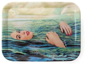 Δίσκος Σερβιρίσματος Seagirl 19031 32x43,5x2cm Multi Seletti Μελαμίνη