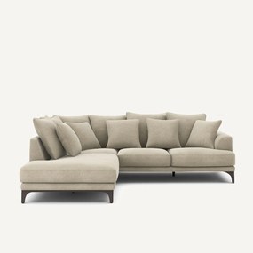 Γωνιακός καναπές από λινό βελούδο, ARMENTO