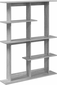 vidaXL Ράφι Τοίχου Γκρι Sonoma 102 x 20 x 130 εκ.