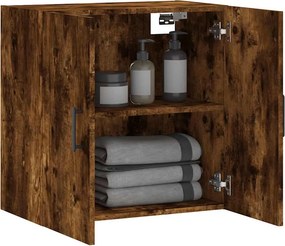 vidaXL Ντουλάπι Τοίχου Καπνιστή Δρυς 60x31x60 εκ. Επεξεργασμένο Ξύλο