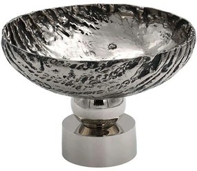 Διακοσμητικό Μπωλ 941-124-013 25x20cm Silver Metal