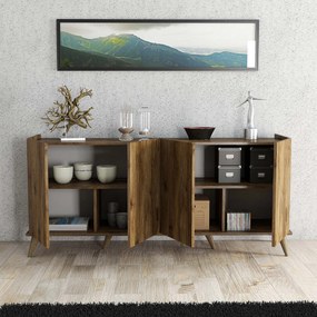 Κονσόλα Καρυδί DALE 180x45x80.8
