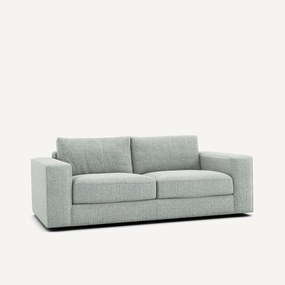 Τριθέσιος καναπές με μελανζέ ταπετσαρία, Skander