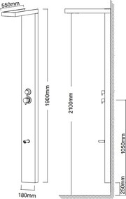 Ντουζιέρα Thea με μίκτη Icos