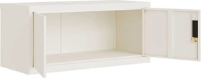 vidaXL Αρχειοθήκη Λευκή 90 x 40 x 180 εκ. Ατσάλινη