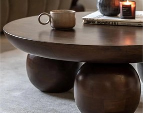 ΤΡΑΠΕΖΆΚΙΑ ΣΑΛΟΝΙΟΎ ATMOSPHERA ABEKAS BROWN COFFEE TABLE