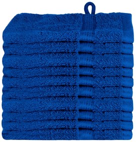 vidaXL Πετσέτες 10 pcs Μπλε 15 x 21 cm Βαμβάκι