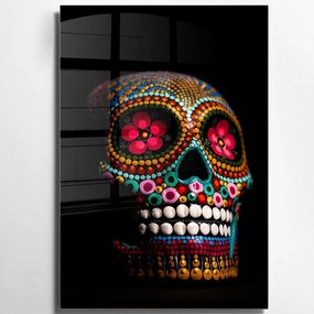 Πίνακας Γυάλινος 123BZM1724 50x70cm Multi Wallity Κάθετοι Glass