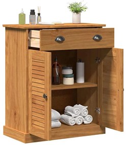 vidaXL Ντουλάπι Μπάνιου VIGO καφέ μελί 67.5 x 34 x 80 εκ.
