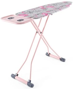 Megapap Σιδερώστρα Ρούχων Adriana Perilla Μεταλλική Ροζ 125x45x93εκ.