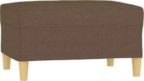 vidaXL Υποπόδιο Καφέ 70 x 55 x 41 εκ. Υφασμάτινο