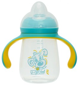 U-Grow UNC01-SIP260 Εκπαιδευτικό Μπιμπερό Σιλικόνης 260ml