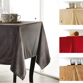 Τραπεζομάντηλο Βελούδινο (150x280) Whitegg Ζ022 Μπεζ