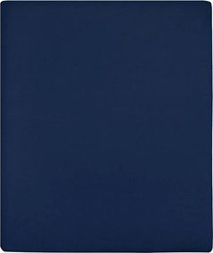 vidaXL Σεντόνια με Λάστιχο 2 τεμ. Μπλε 100x200 εκ. Βαμβακερό Ζέρσεϊ