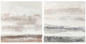 Καμβάς DKD Home Decor Τζίντζερ Καμβάς 100 x 3,7 x 100 cm