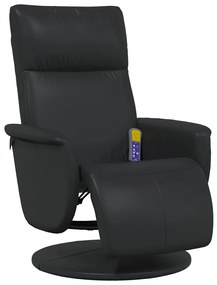 vidaXL Κάθισμα μασάζ Μαύρο 71 x 90 x 105 εκ. Τεχνητό Δέρμα