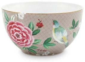 Σαλατιέρα Ατομική Πορσελάνινη 51003124 Blushing Birds 15cm Khaki Pip Studio Small Porcelain