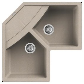 Νεροχύτης κουζίνας UNICO Corner Avena 51 ELLECI 83x83cm